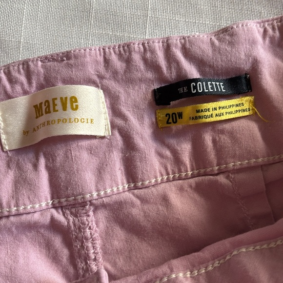 Anthropologie Maeve cropped cotton pants - Picture 7 of 8